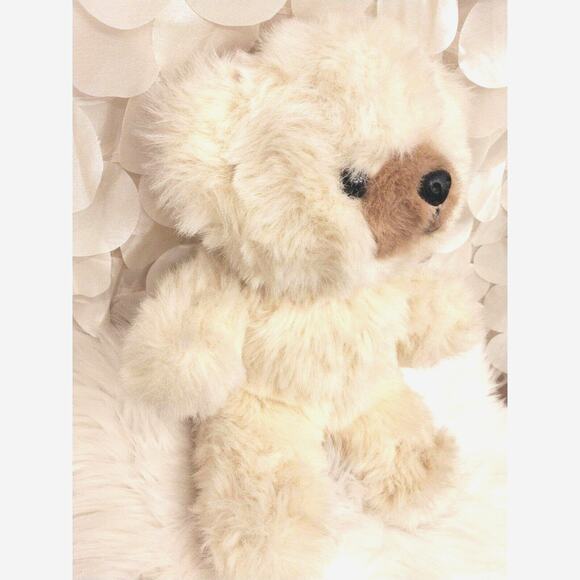 14" Baby Polor Teddy Bear Ivory Plush Stuffed Toy Adorable Face Cuddly Soft - Picture 2 of 13